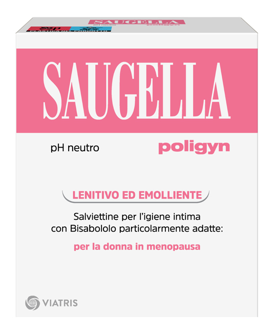 SAUGELLA POLIGYN PH NEUTRO SALVIETTINE IGIENE INTIMA LENITIVO ED EMOLLIENTE 10 PEZZI - Farmacia Dott. Pasquale Russo