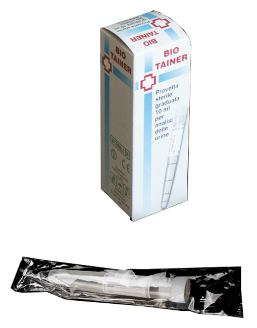BIO TAINER PROVETTA STERILE PER URINA 10 ML - Farmacia Dott. Pasquale Russo