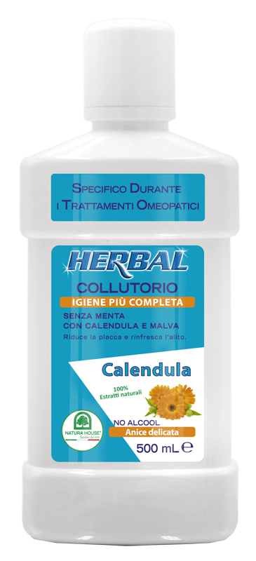 HERBAL COLLUTORIO CALENDULA E MALVA 500 ML - Farmacia Dott. Pasquale Russo