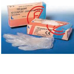 GUANTO IN VINILE CONFORT MISURA EXTRA LARGE ANTIADERENTE BIOCOMPATIBILE UTILIZZABILE ANCHE A CONTATTO CON SOSTANZE ALIMENTARI 100 PEZZI SENZA POLVERE - Farmacia Dott. Pasquale Russo