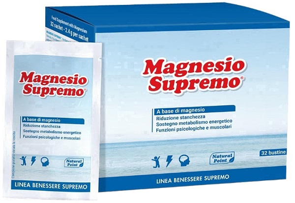 MAGNESIO SUPREMO 32 BUSTINE - Farmacia Dott. Pasquale Russo