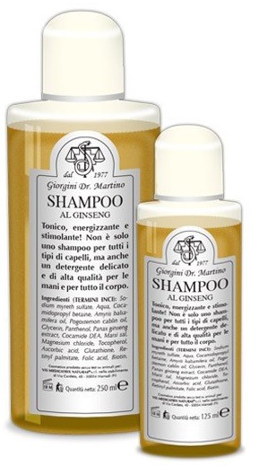 SHAMPOO AL GINSENG 250 ML - Farmacia Dott. Pasquale Russo