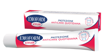 EMOFORM ACTIFLUOR DENTIFRICIO 75 ML - Farmacia Dott. Pasquale Russo