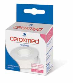 CEROTTO ADESIVO IN ROCCHETTO CEROXMED IN TESSUTO NON TESSUTO AERATO IPOALLERGENICO BIANCO 500X1,25 CM 1 PEZZO - Farmacia Dott. Pasquale Russo