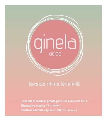 LAVANDA INTIMA FEMMINILE GINELA ACIDO 4 DOSI X 125 ML + CANNULA VAGINALE - Farmacia Dott. Pasquale Russo
