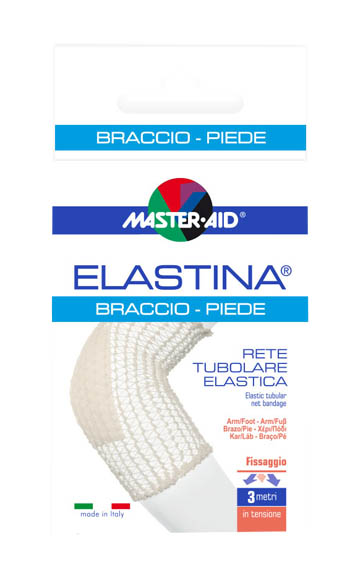 RETE TUBOLARE ELASTICA IPOALLERGENICA MASTER-AID ELASTINA BRACCIO/PIEDE 3 MT IN TENSIONE CALIBRO 4 CM - Farmacia Dott. Pasquale Russo
