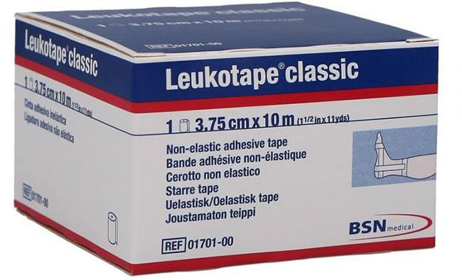 LEUKOTAPE BENDA ANELASTICA PER BENDAGGI FUNZIONALI 3,75X100 CM - Farmacia Dott. Pasquale Russo