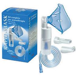 KIT COMPLETO PRONTEX RAPID MASK PER AEROSOLTERAPIA CON AMPOLLA PLASTICA +MASCHERA PER ADULTI +TUBO PRESSIONE +ACCESSORIO NASALE +BOCCHERUOLA - Farmacia Dott. Pasquale Russo