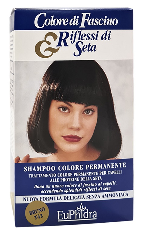 EUPHIDRA COLORE DI FASCINO & RIFLESSI DI SETA SHAMPOO COLORE PERMANENTE 42 BRUNO 120 ML - Farmacia Dott. Pasquale Russo