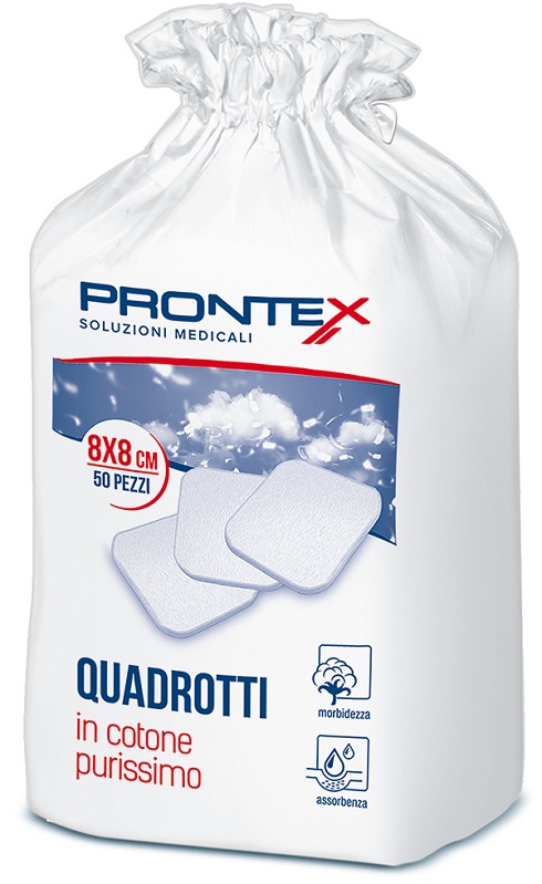 COTONE IDROFILO PRONTEX QUADROTTI - Farmacia Dott. Pasquale Russo