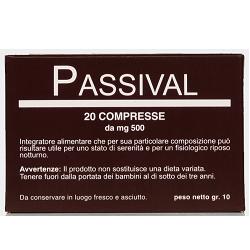 PASSIVAL ESTRATTO ERBORISTICO 20 COMPRESSE - Farmacia Dott. Pasquale Russo
