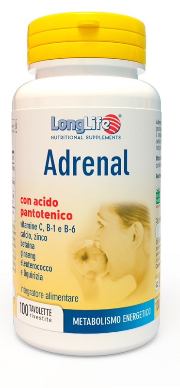 LONGLIFE ADRENAL 100 TAVOLETTE MASTICABILI RIVESTITE - Farmacia Dott. Pasquale Russo