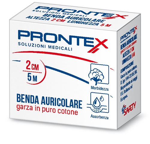 PRONTEX BENDA AURICOLARE 2 CM - Farmacia Dott. Pasquale Russo