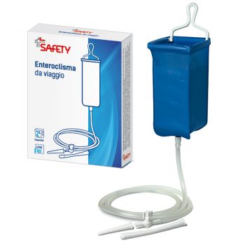 ENTEROCLISMA DA VIAGGIO KLISTER IN GOMMA CON CANNULA ANALE EVAGINALE 2 LITRI - Farmacia Dott. Pasquale Russo