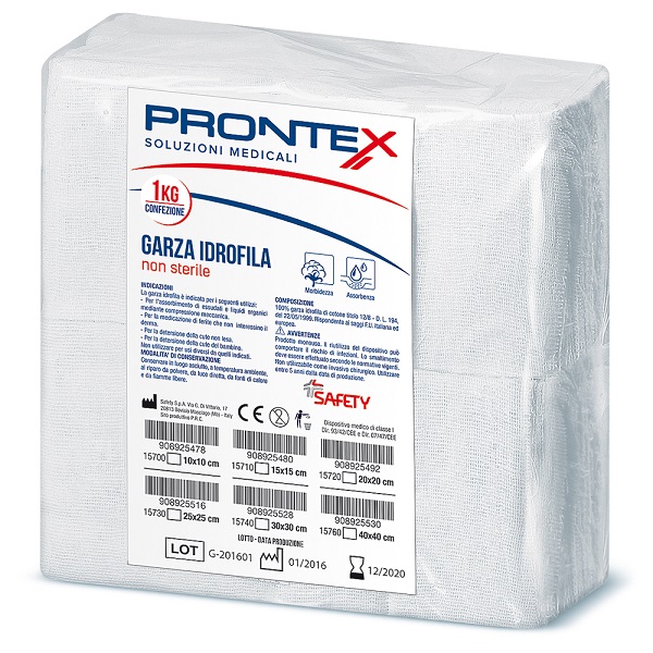 PRONTEX GARZA 40X40CM 1KG - Farmacia Dott. Pasquale Russo