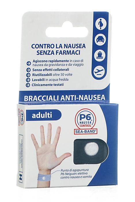 BRACCIALE ANTI NAUSEA PER ADULTI P6 NAUSEA CONTROL 2 PEZZI - Farmacia Dott. Pasquale Russo