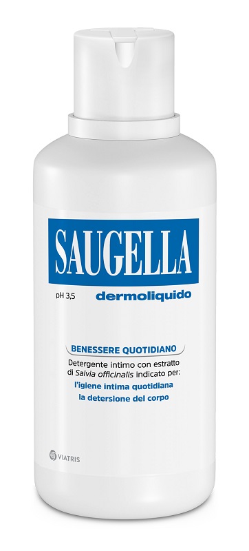SAUGELLA DERMOLIQUIDO PH 3,5 DETERGENTE INTIMO BENESSERE QUOTIDIANO 500 ML - Farmacia Dott. Pasquale Russo