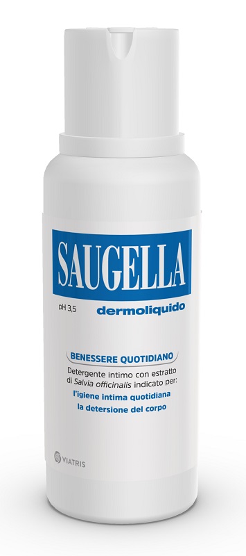 SAUGELLA DERMOLIQUIDO PH 3,5 DETERGENTE INTIMO BENESSERE QUOTIDIANO 250 ML - Farmacia Dott. Pasquale Russo