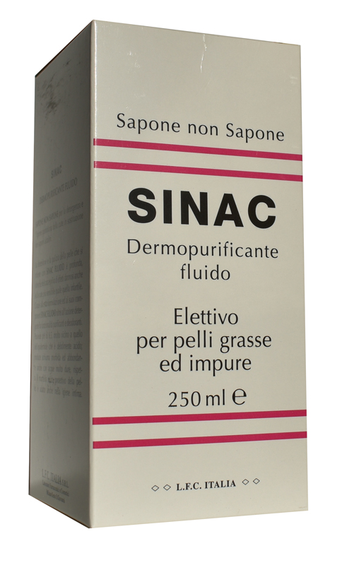 SINAC FLUIDO DERMOPURIFICANTE 250 ML - Farmacia Dott. Pasquale Russo
