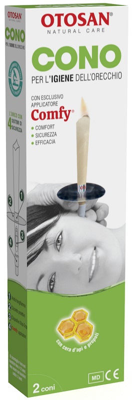 OTOSAN CONO PER L'IGIENE DELLE ORECCHIE OTOSAN+PROPOLI 2 PEZZI - Farmacia Dott. Pasquale Russo