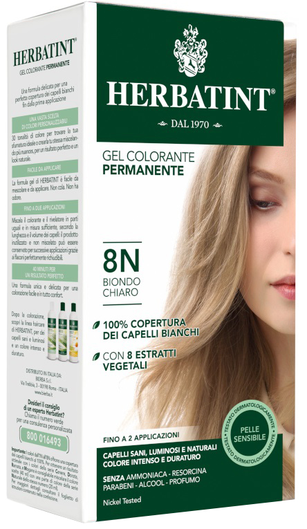 HERBATINT 8N BIONDO CHIARO 150 ML - Farmacia Dott. Pasquale Russo