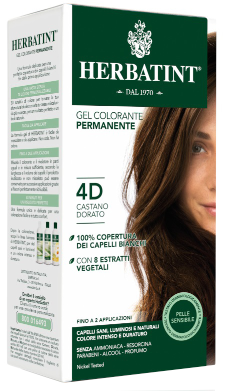 HERBATINT 4D CASTANO DORATO 150 ML - Farmacia Dott. Pasquale Russo