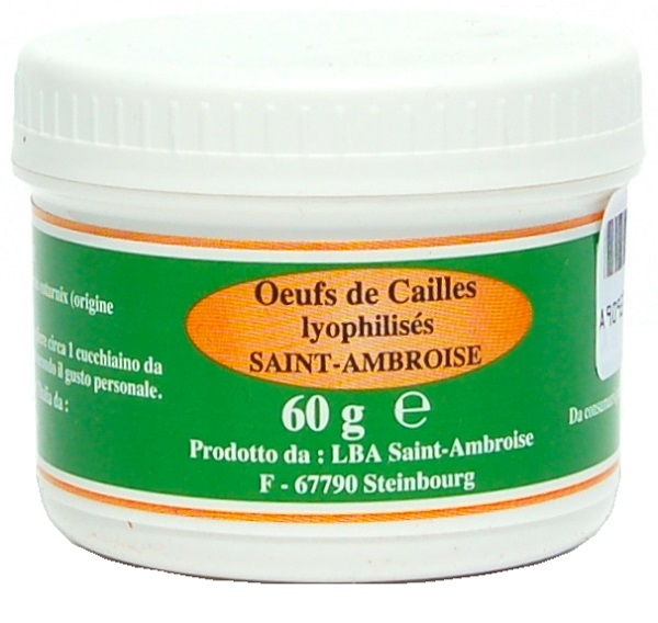 UOVA COTURNIX LIOFILIZZATO 60 G - Farmacia Dott. Pasquale Russo