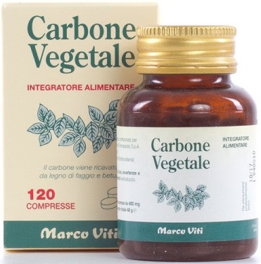 CARBONE VEGETALE 120 COMPRESSE - Farmacia Dott. Pasquale Russo