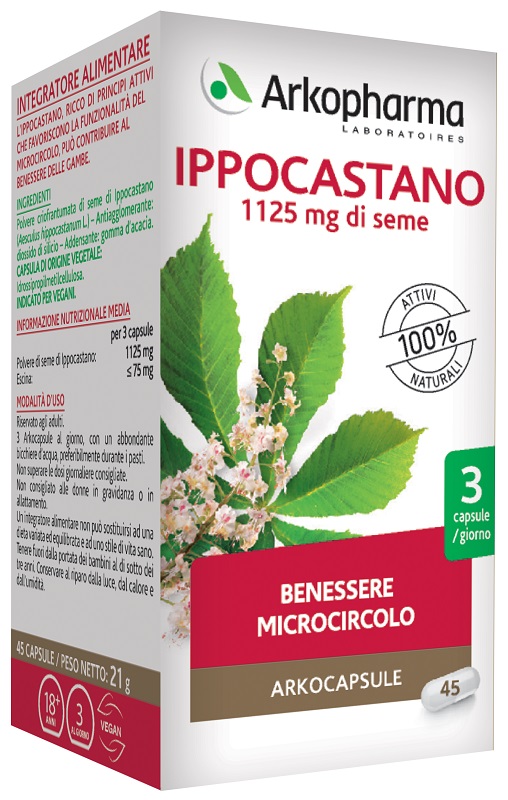 ARKO CAPSULE IPPOCASTANO 45 CAPSULE - Farmacia Dott. Pasquale Russo