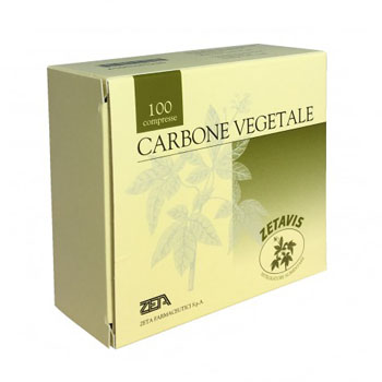 ZETAVIS CARBONE VEGETALE 100 COMPRESSE - Farmacia Dott. Pasquale Russo