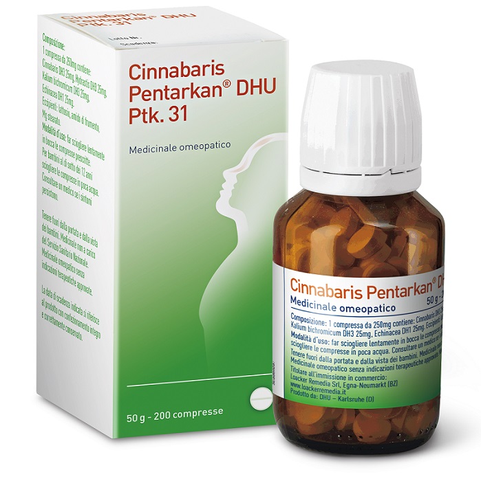 CINNABARIS 31 PTK 200 COMPRESSE 50 G - Farmacia Dott. Pasquale Russo