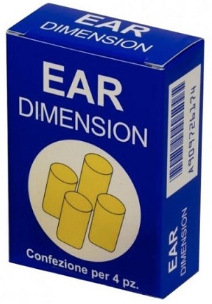 EAR DIMENSION TAPPO AURICOLARE IN SPUGNA 4 PEZZI - Farmacia Dott. Pasquale Russo