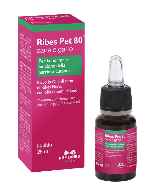 RIBES PET 80 GOCCE OLIO 25 ML CON CONTAGOCCE - Farmacia Dott. Pasquale Russo