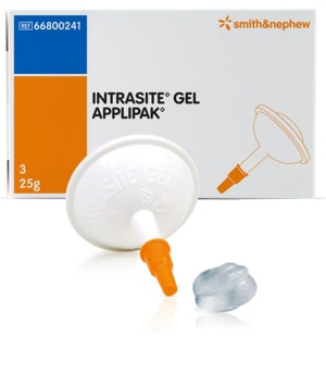MEDICAZIONE A BASE DI IDROGEL AMORFO PER LO SBRIGLIAMENTO DEL TESSUTO NECROTICO CONFEZIONE CON APPLICATORE APPLIPAK 8G 10 PEZZI - Farmacia Dott. Pasquale Russo