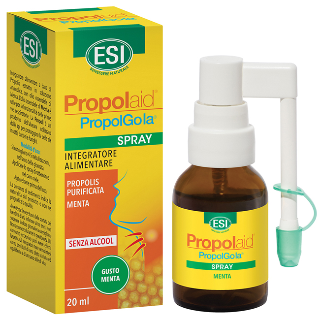 ESI PROPOLAID SPRAY GOLA ANALCOLICO MENTA 20 ML - Farmacia Dott. Pasquale Russo