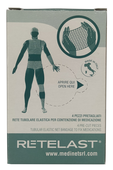 RETE TUBOLARE RETELAST ELASTICA PRETAGLIATA BIANCA BABY OMBELICALE 4 PEZZI - Farmacia Dott. Pasquale Russo