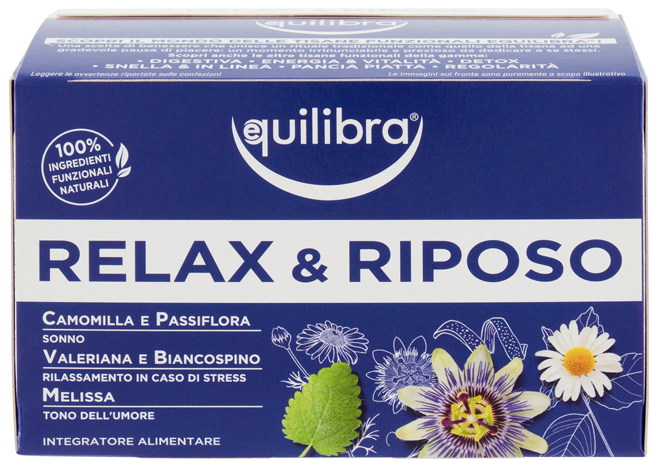 TISANA RELAX E RIPOSO 15 FILTRI - Farmacia Dott. Pasquale Russo