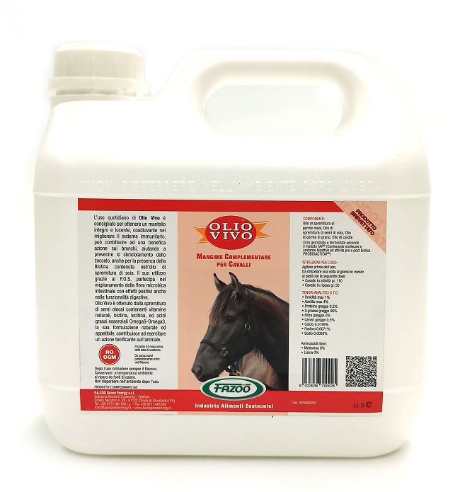 OLIO VIVO CAVALLI 3 LITRI - Farmacia Dott. Pasquale Russo