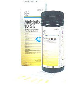 STRISCIA REATTIVA MULTITEST MULTISTIX 10SG 100 STRISCE CODICE ARTICOLO 2300C - Farmacia Dott. Pasquale Russo