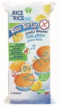 RICE&RICE RISO TORTY AL LIMONE 4 X 45 G - Farmacia Dott. Pasquale Russo