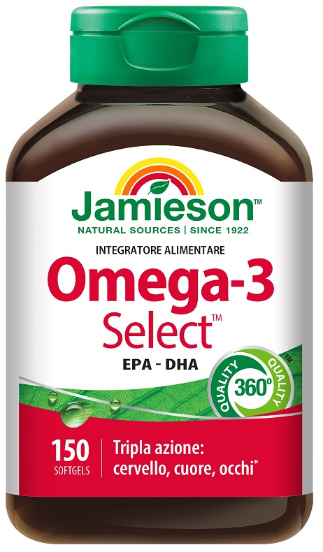 JAMIESON OMEGA-3 SELECT 150 PERLE - Farmacia Dott. Pasquale Russo