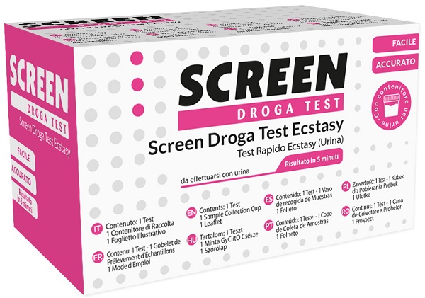 SCREEN DROGA TEST ECSTASY TEST ANTIDROGA CON CONTENITORE URINA - Farmacia Dott. Pasquale Russo