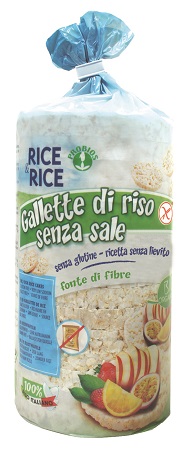 RICE&RICE GALLETTE DI RISO SENZA SALE E SENZA LIEVITO 100 G - Farmacia Dott. Pasquale Russo