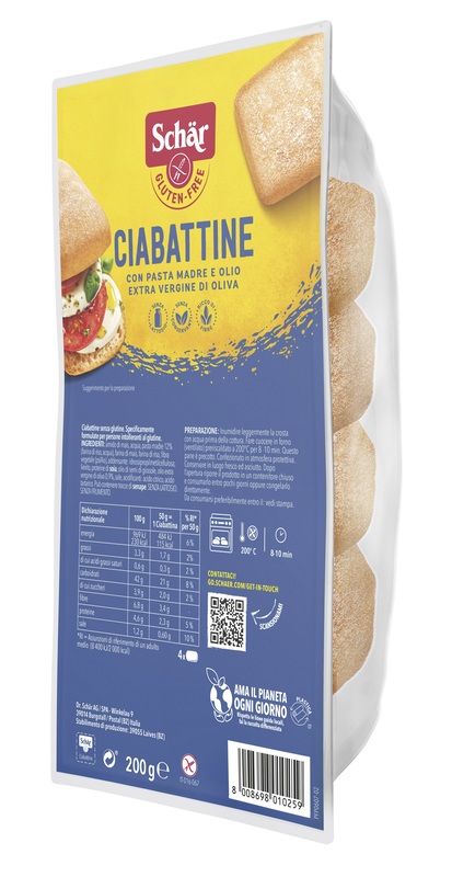 SCHAR CIABATTINA 200 G - Farmacia Dott. Pasquale Russo