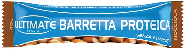 ULTIMATE BARRETTA PROTEICA NOCCIOLA 40 G 1 PEZZO - Farmacia Dott. Pasquale Russo