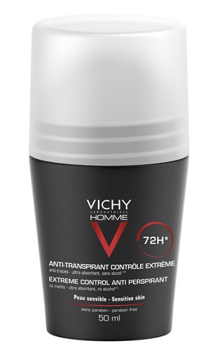 VICHY HOMME DEO ROLL-ON ANTI-TRASPIRANTE 50 ML - Farmacia Dott. Pasquale Russo