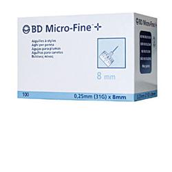 AGO PER PENNA DA INSULINA BD MICROFINE 31 GAUGE 8 MM 100 PEZZI - Farmacia Dott. Pasquale Russo