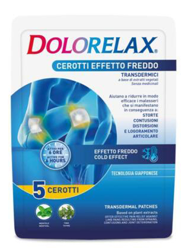 DOLORELAX CEROTTO EFFETTO FREDDO 5 PEZZI - Farmacia Dott. Pasquale Russo