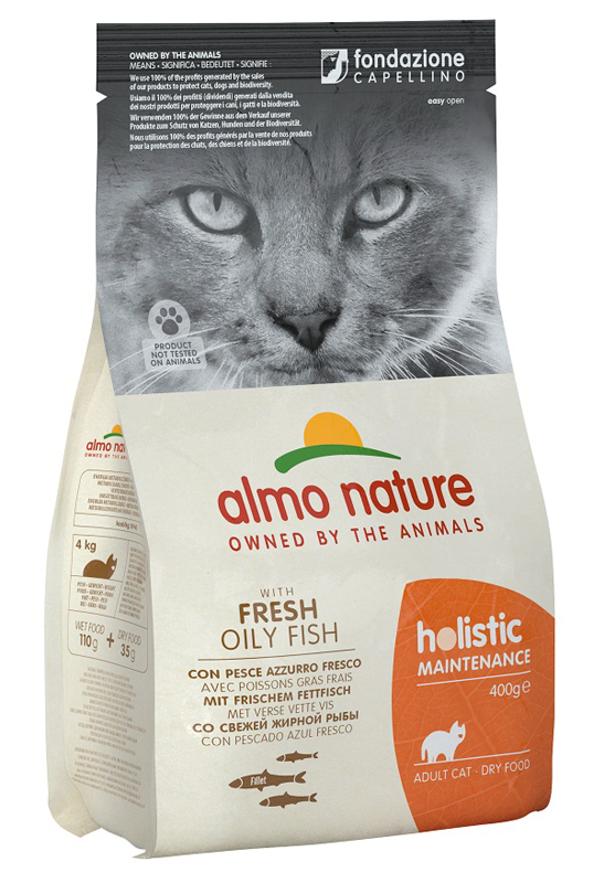 HOLISTIC CAT PESCE AZZURRO/RISO 400 G - Farmacia Dott. Pasquale Russo
