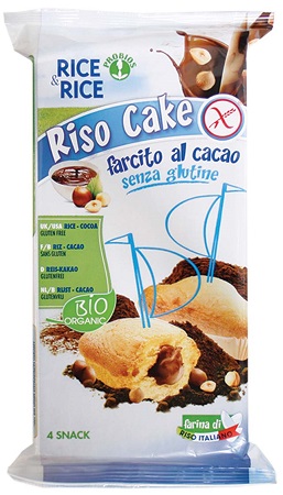 RICE&RICE RISO CAKE AL CACAO 4 X 45 G - Farmacia Dott. Pasquale Russo